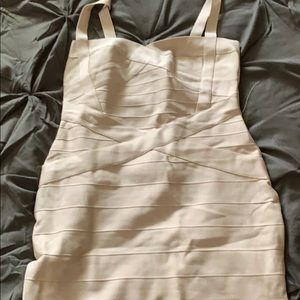 Tan bandeau dress